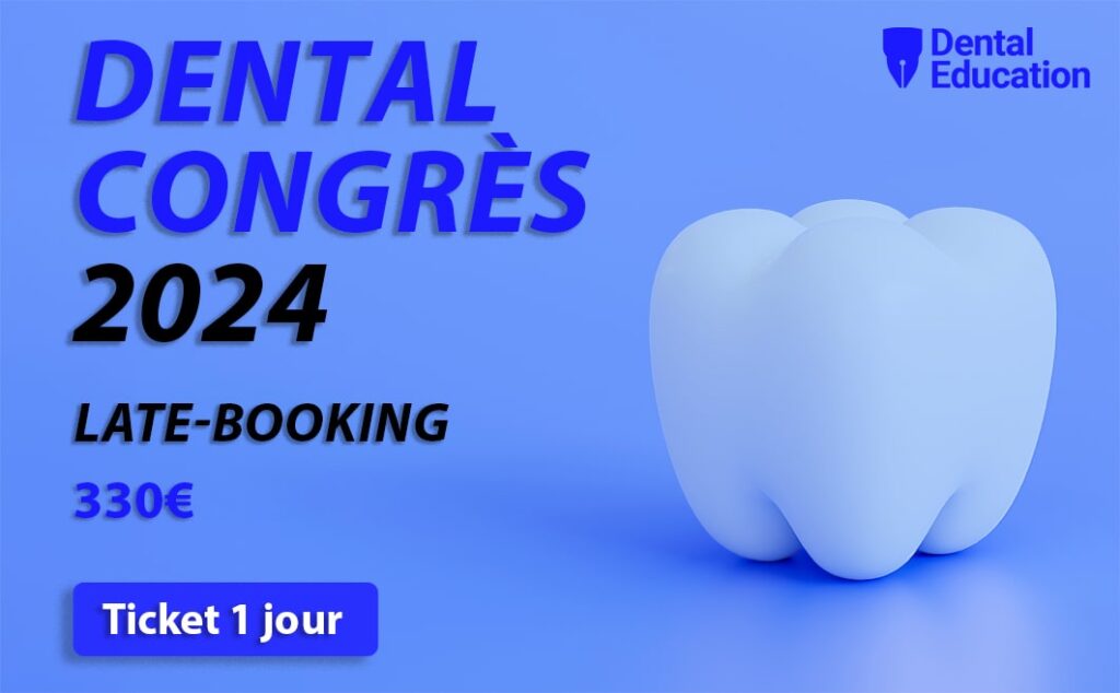 Affiche dental congrès 2024 1 jour late booking