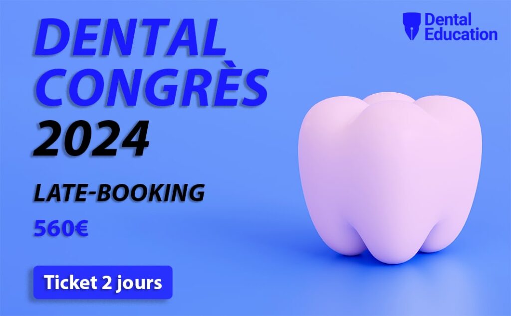 Affiche dental congrès 2024 2 jours late booking